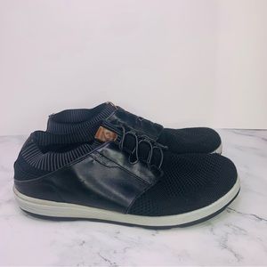 Olukai Shoes Men's Size 10.5 Makia Ulana Kai Comfort Shoes Black 10361-4040 READ